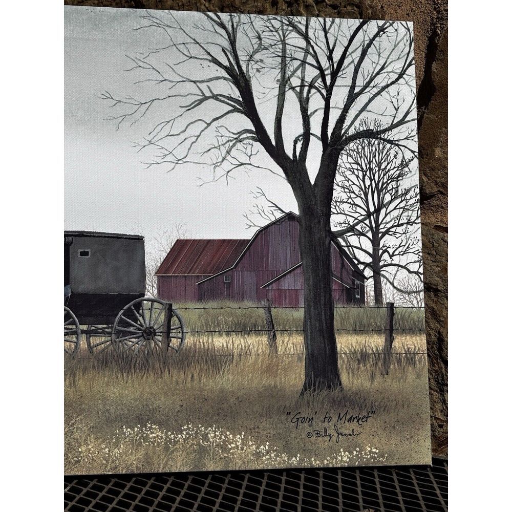 Hand Signed On 06/30/12 (2 signatures) by Billy Jacobs "Goin To Market". - Picture 3 of 8